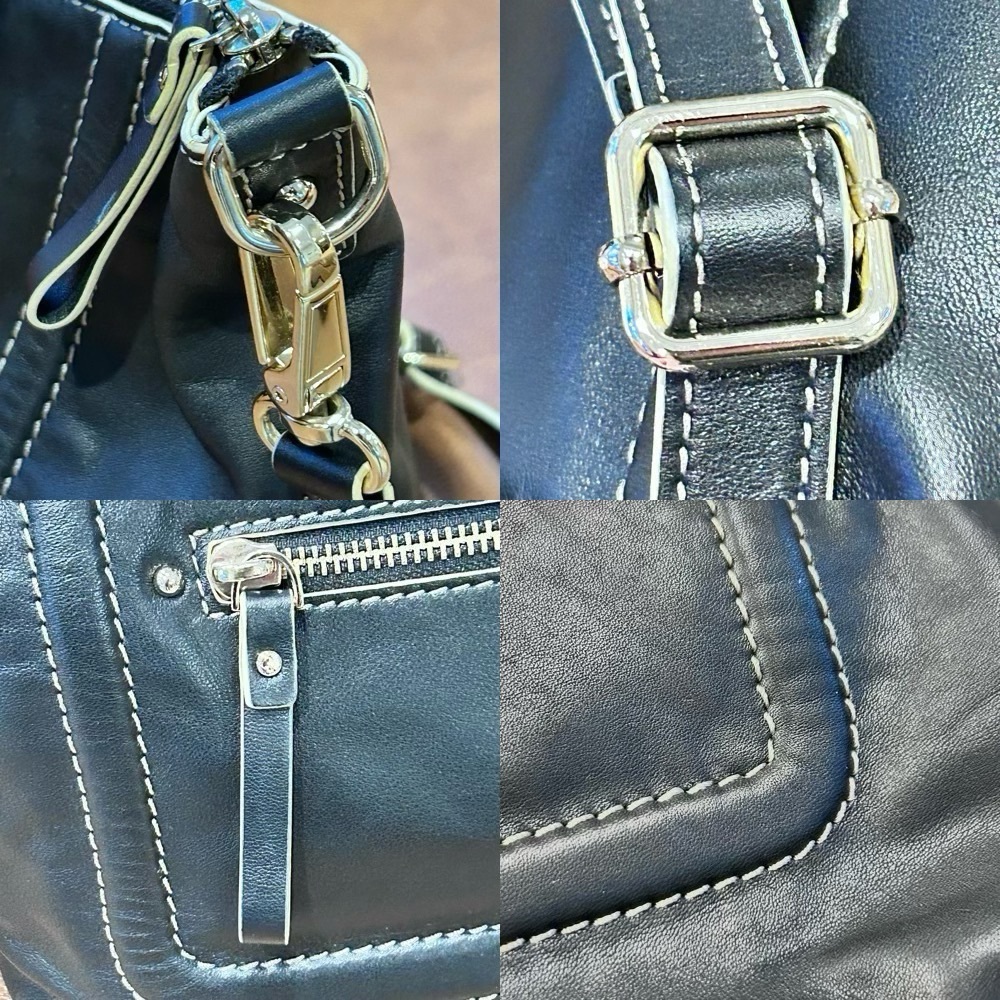 KATE SPADE NY Mott Street Riley Satchel Leather Storybook Lining Crossbody 15x9 - Picture 15 of 16